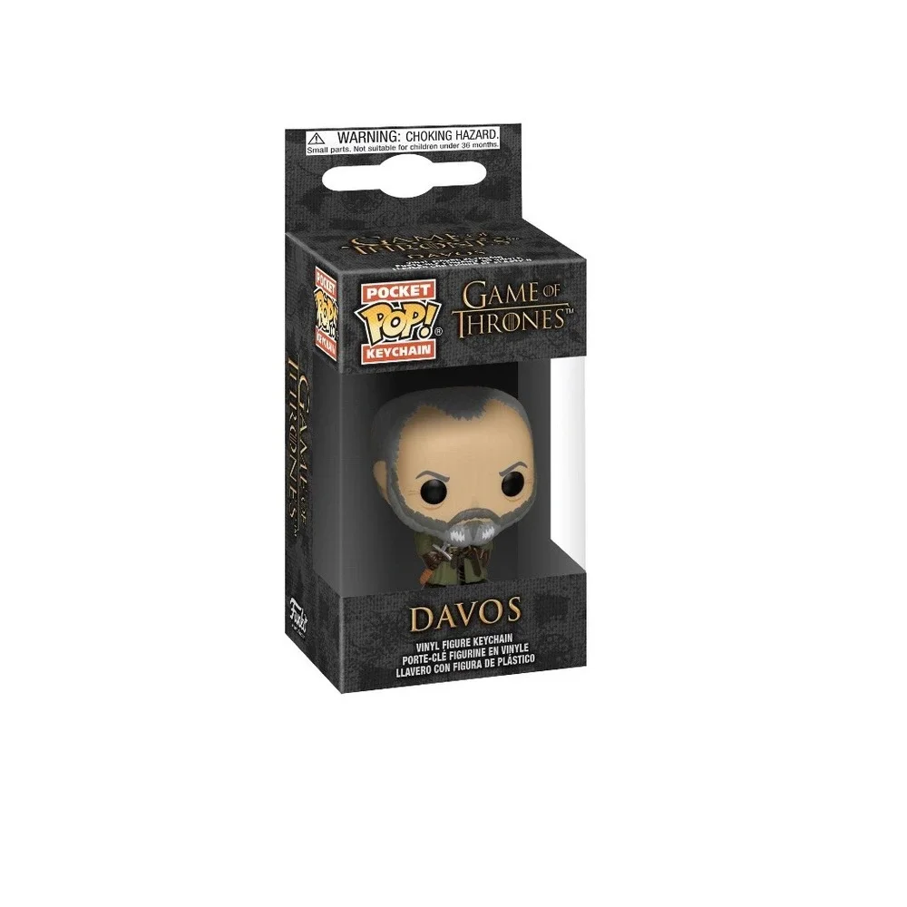 Funko Game of Thrones Pocket POP Davos Figure Keychain New In Box Unopened Rare